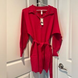 ANTHROPOLOGIE Daily Practice
Polo Knit Mini Dress. NWT